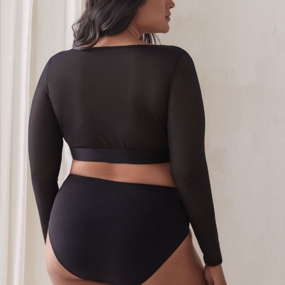 NWOT Addition Elle Short Mesh Bolero Size 4X - Picture 3 of 7